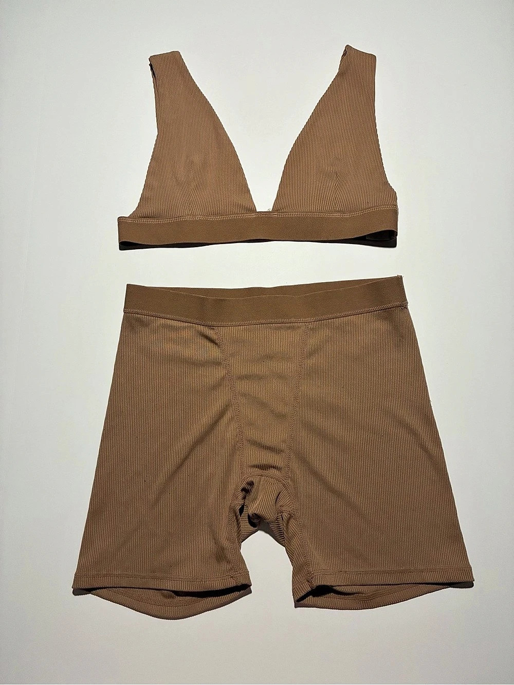 RIVIR Two-Piece Bikini Set in Brown Like New